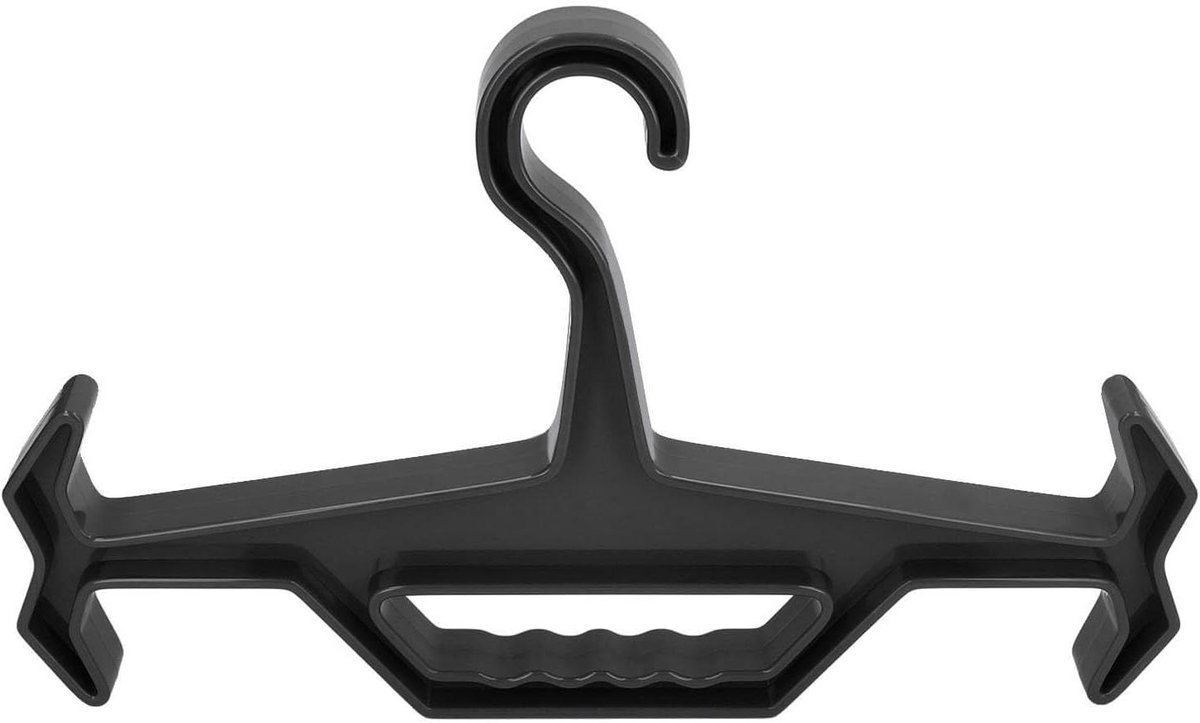 Heavy Duty hanger voor politie- en duikuitrusting met draaggreep zwart 1 pak.