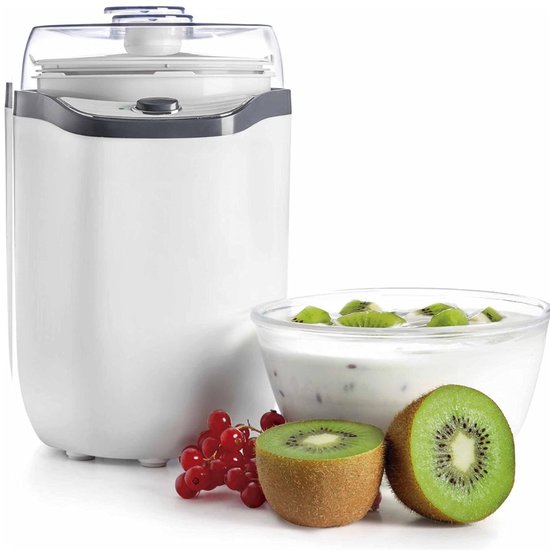 Aura® Yoghurtmaker - Citruspers - Ijsmachine - Wit -‎18cm x 16cm x 24cm van Merkloos — afbeelding 2