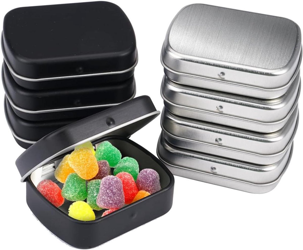 8 stuks rechthoekige metalen opbergdozen - compact en handig - DIY-items opslag