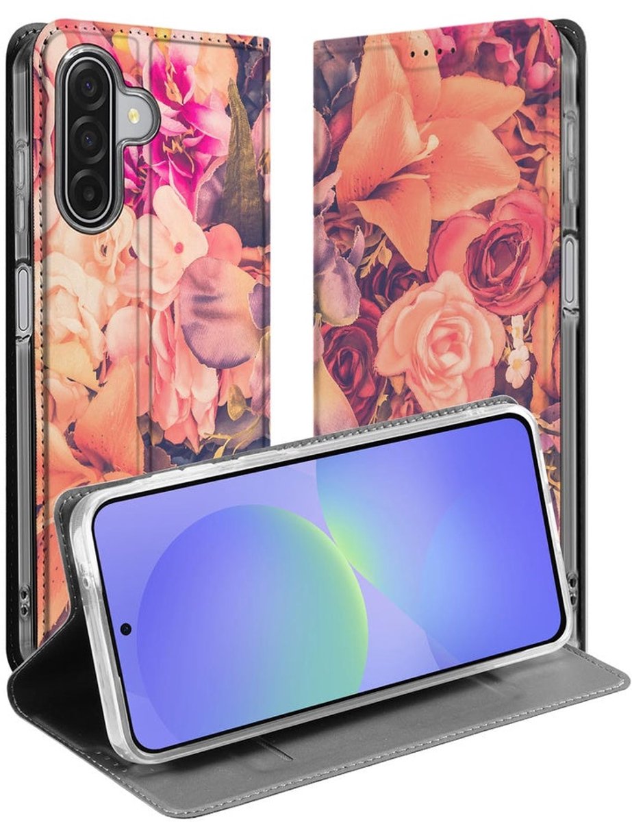Samsung Galaxy A17 Wallet Case Bosje Bloemen
