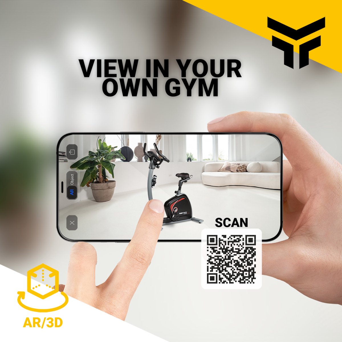 Flow Fitness Turner DHT2500i Hometrainer met Hartslagfunctie - afbeelding 3