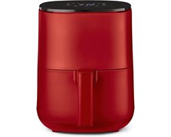 Aurixi® Mini Airfryer - Airfryer - Frituese - met Touchscreen - Rood - 23cm x 29cm x 30cm