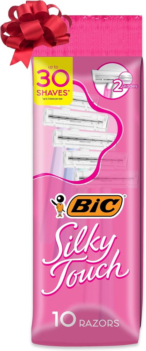Wegwerpscheermesjes Dames met 2 Bladen voor een Gladde Huid - 10 Stuks in Pastelkleuren