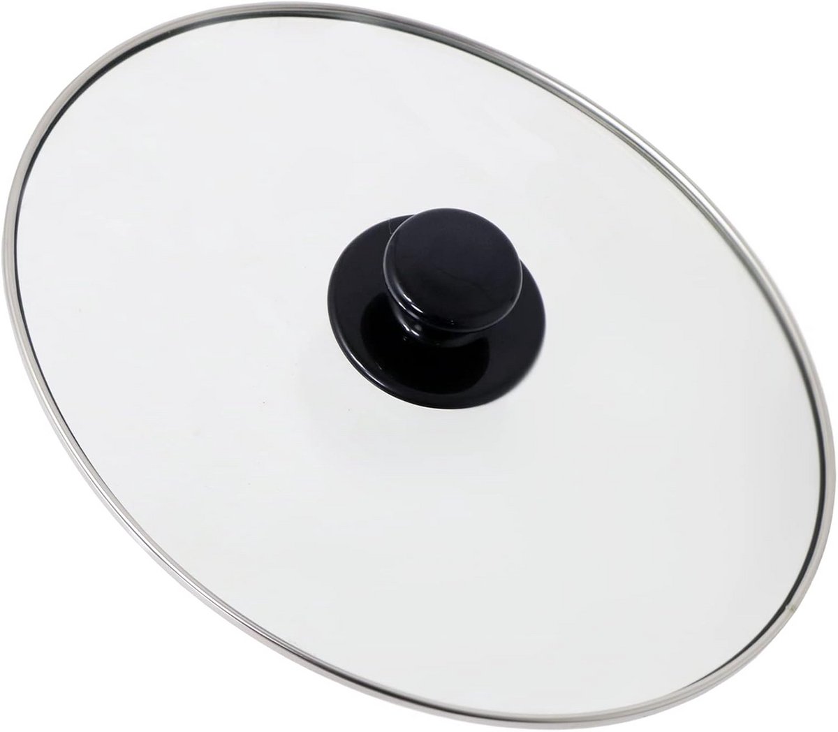 Complete Ovale Glazen Deksel met Knop voor 3.5L Slowcookers