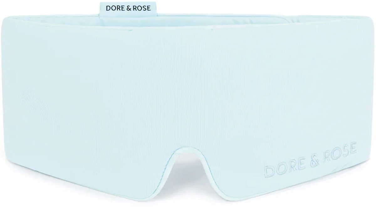 Dore & Rose - Cooling Slaapmasker - Verkoelend Oogmasker - Zijden Slaapmasker Met Verkoelende Functie - Deep Sleep Mask - Eye Mask - Verduisterend - Wallen - Grijs — afbeelding 9