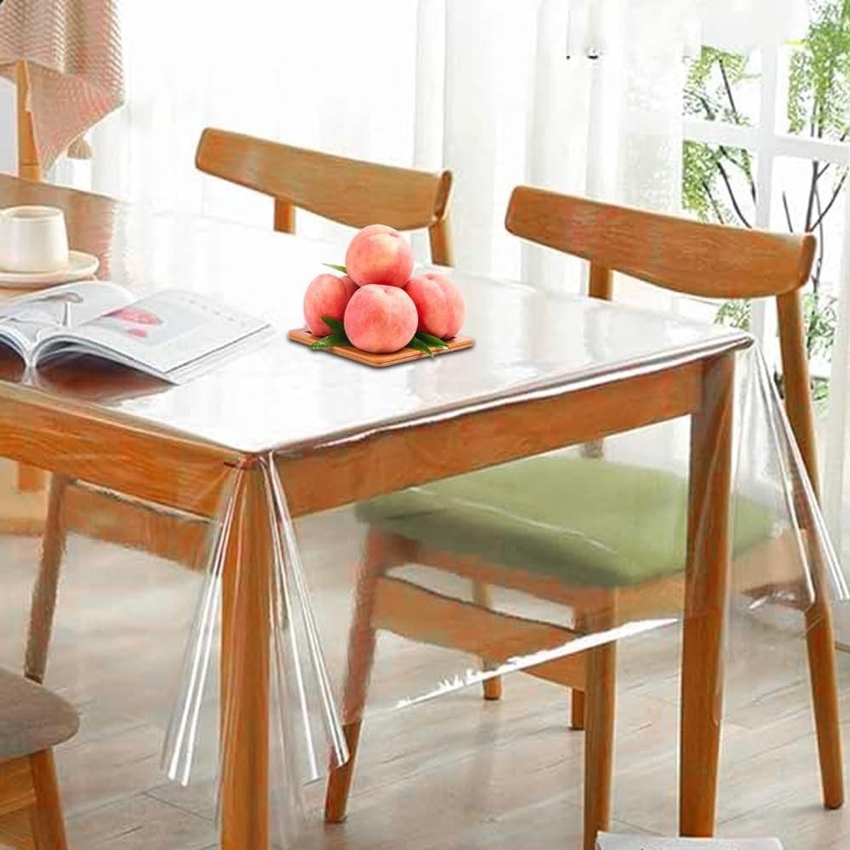 Tafelkleed Transparant PVC 140 x 220 cm - Afwasbaar en Sterk