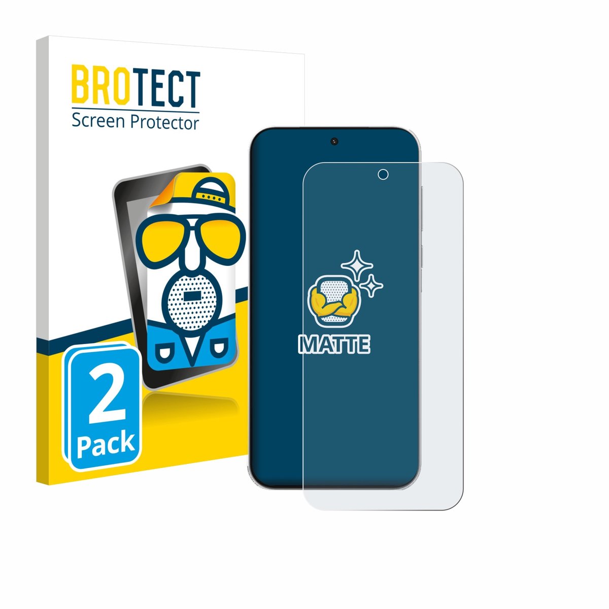 BROTECT - Screenprotector voor OnePlus Turbo 6V - Folie Beschermfolie matte 2 Stuks