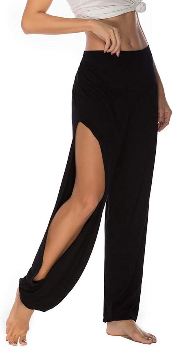 Harem Yoga Broek Dames met Split - Comfortabele Sport- en Joggingbroek — afbeelding 3