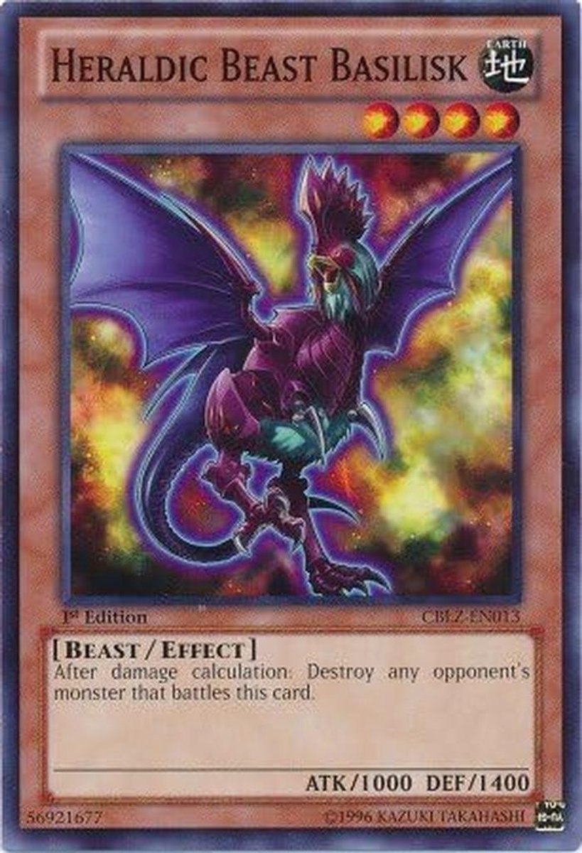 Yu-Gi-Oh! Kaartspel - Heraldic Beast Basilisk - Cosmo Blazer - 1e Editie - Common