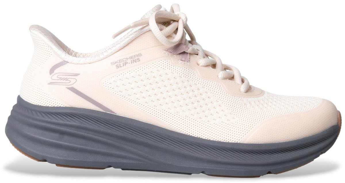 Skechers Dames BOBS Skillz Too Essential Slip Ins Sneakers Natural