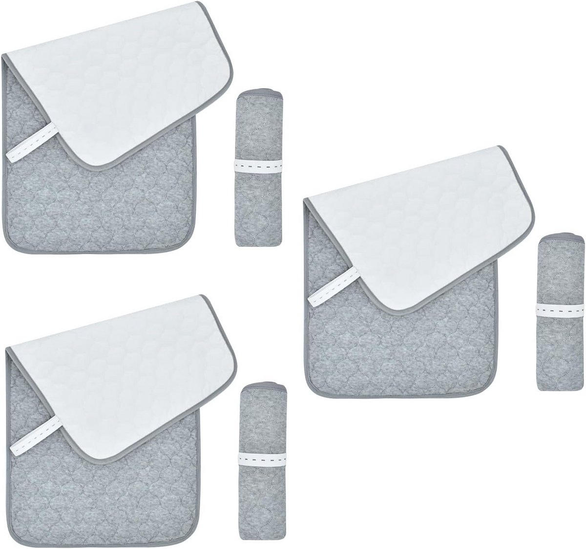 3 Stuks Aankleedkussens - Waterdicht, Antislip & Extra Zacht