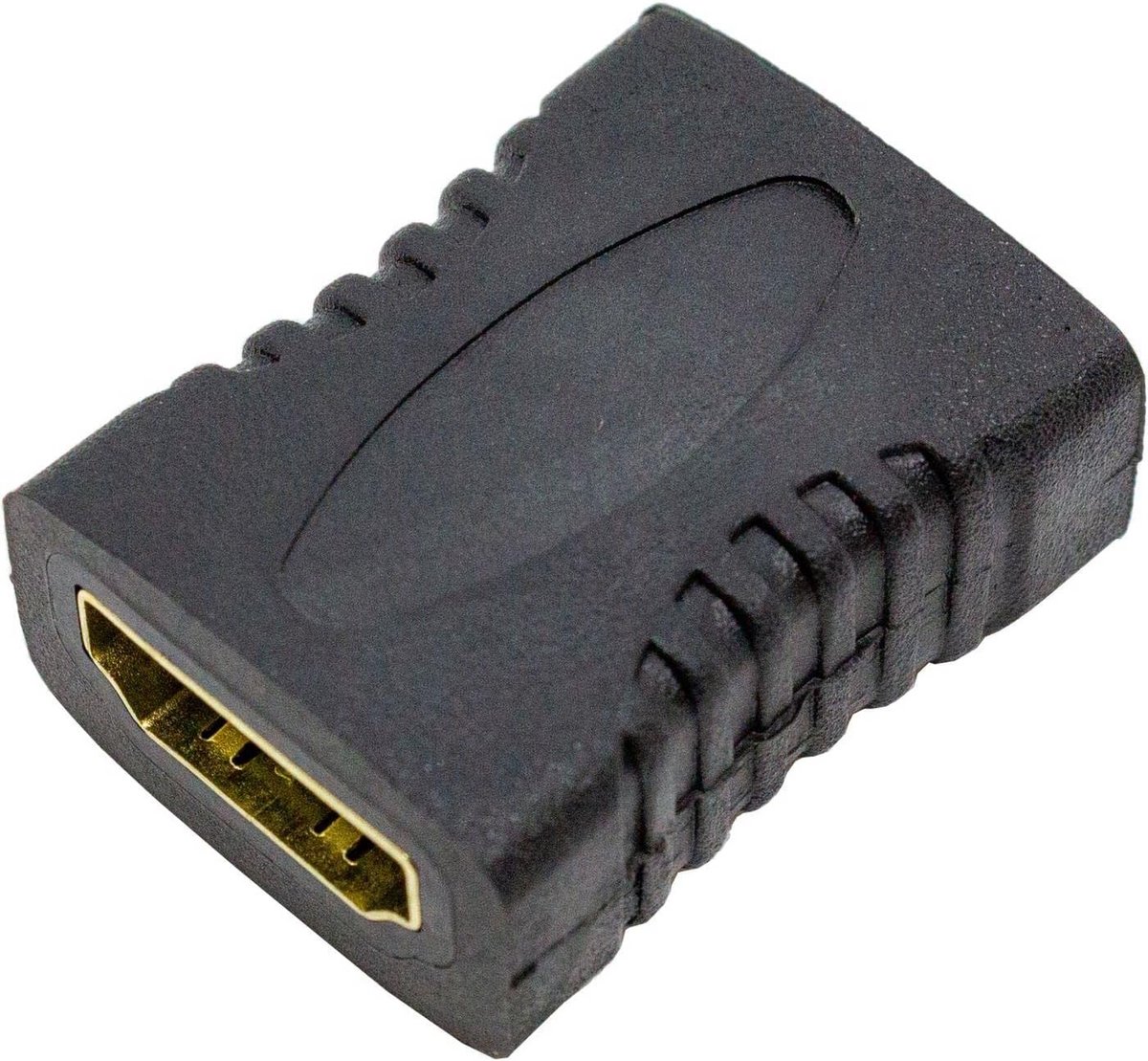 HDMI-adapter voor het samen voegen van kabels met goudgeplateerde contacten