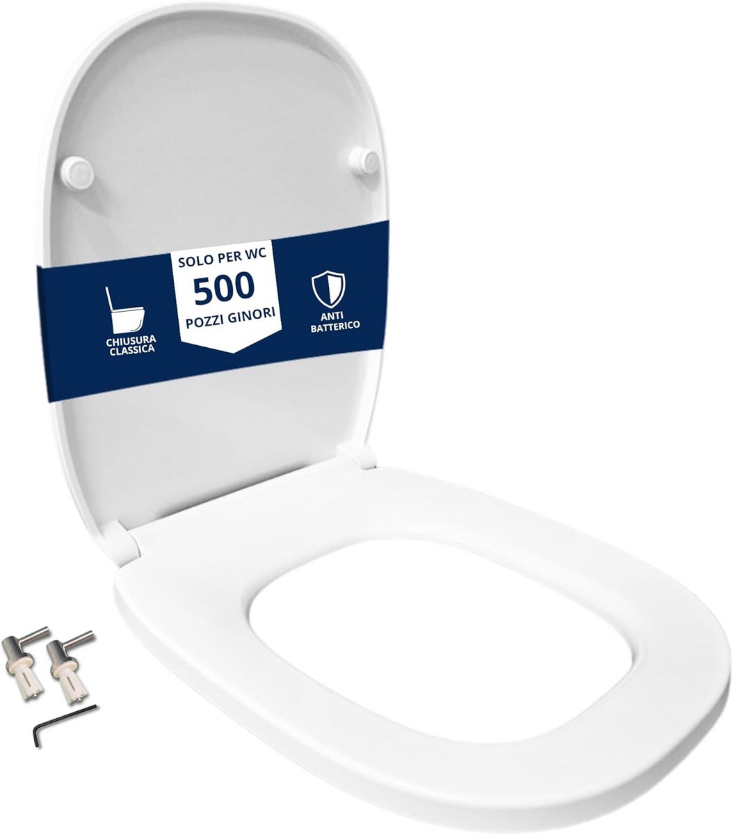 Comfortabele WC-Bril van Duurzaam Duroplast | Eenvoudig te Monteren | Geschikt als Vervanging