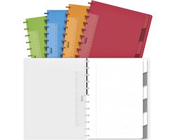Aurora Adoc Collegeblok - Schrift - Colorlines - A4 - Gelijnd - 1 stuk