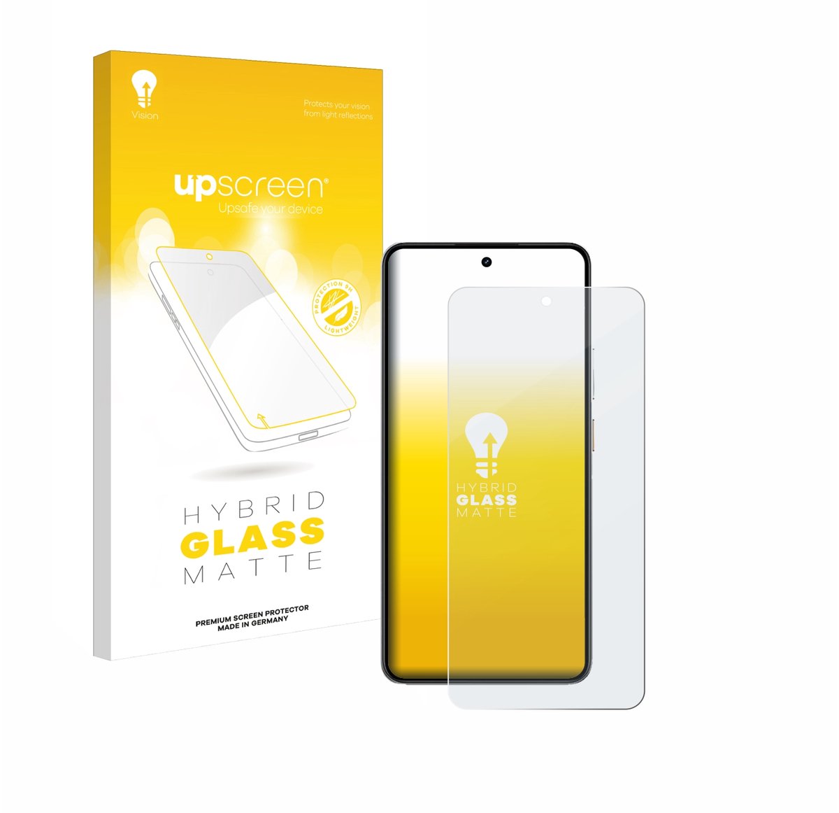upscreen - Screenprotector voor realme P3 5G - Folie Beschermfolie Beschermglas matte