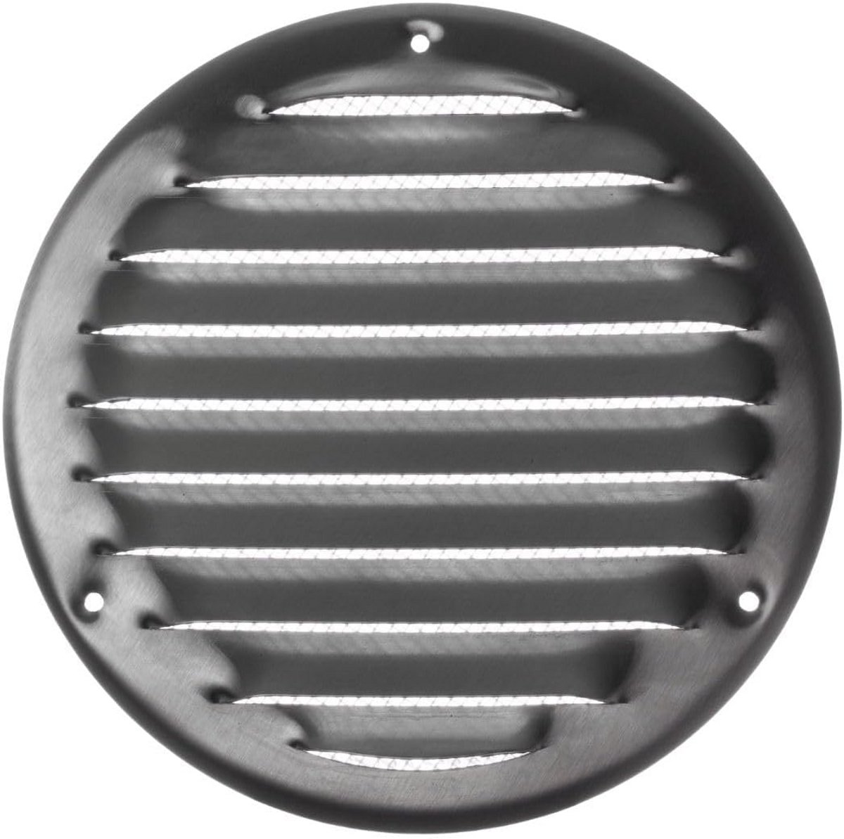 Ventilatierooster RVS met Muggenhor Ø 125mm - Metalen Rooster