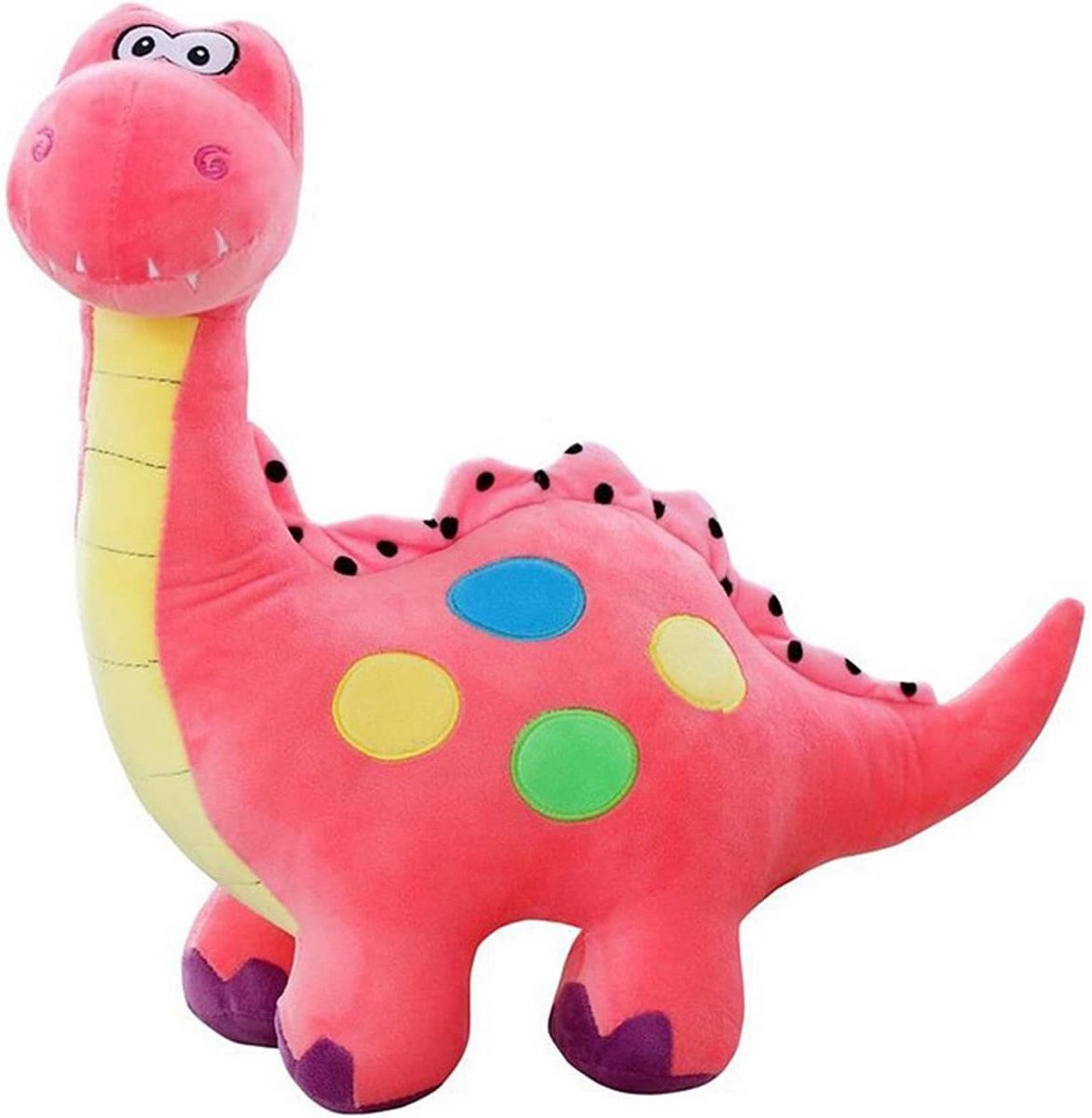 Pluche Dinosaurus 35 cm Zacht Gevuld Speelgoed voor Kinderen in Roze