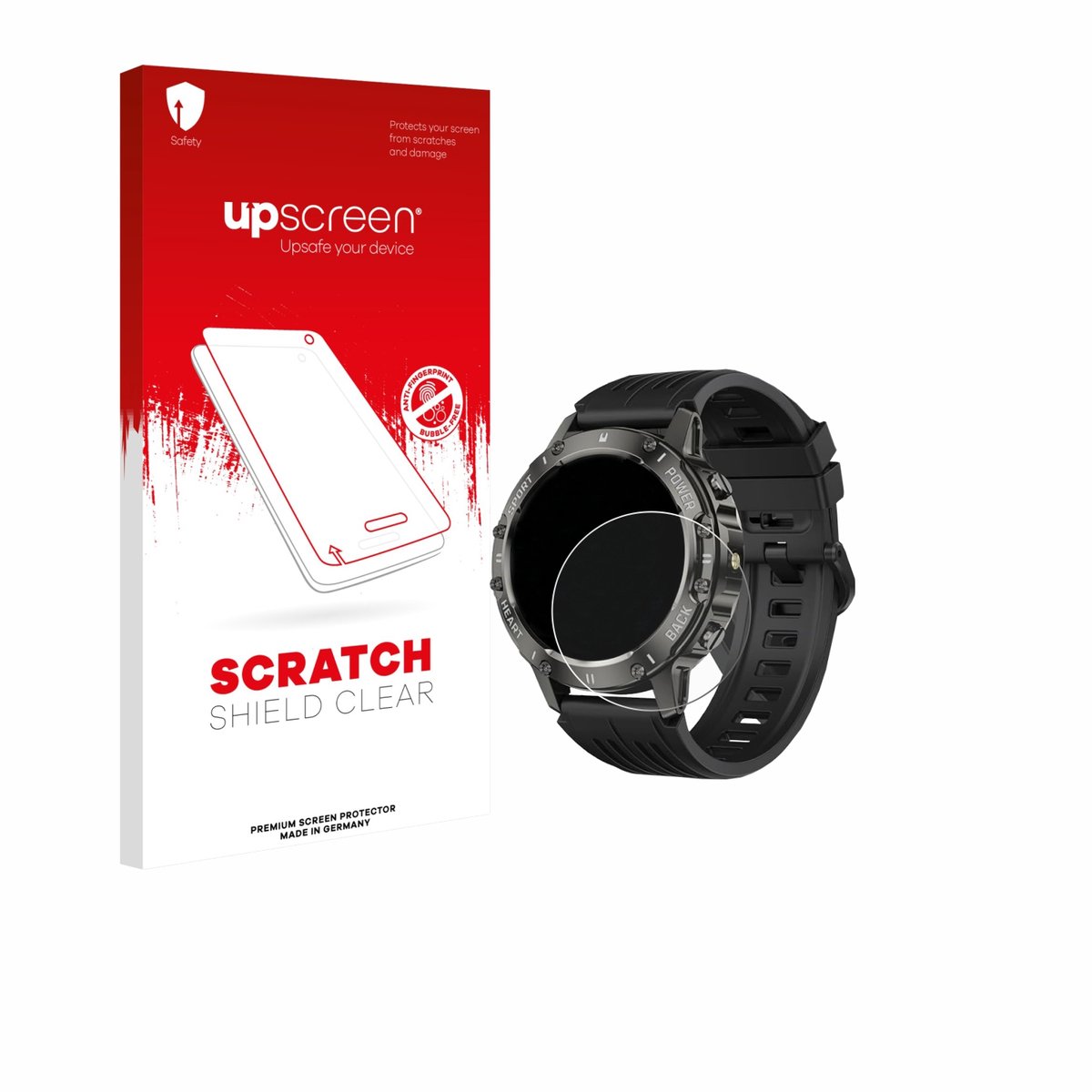 upscreen - Screenprotector voor TIMU S81 1.39" - Folie Beschermfolie transparant