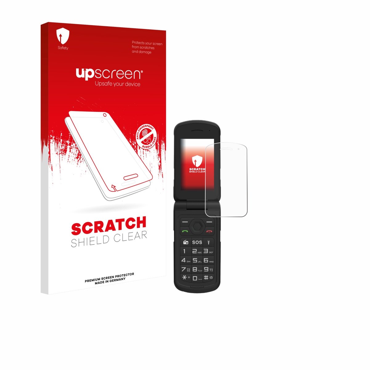 upscreen - Screenprotector voor AGM M10 - Folie Beschermfolie transparant