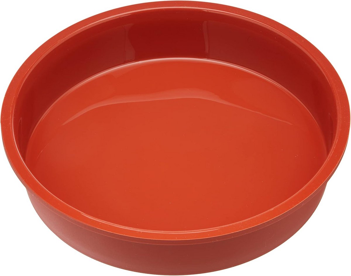 Ronde Flexibele Bakvorm Terracotta Ø260mm - Hittebestendig Siliconen...