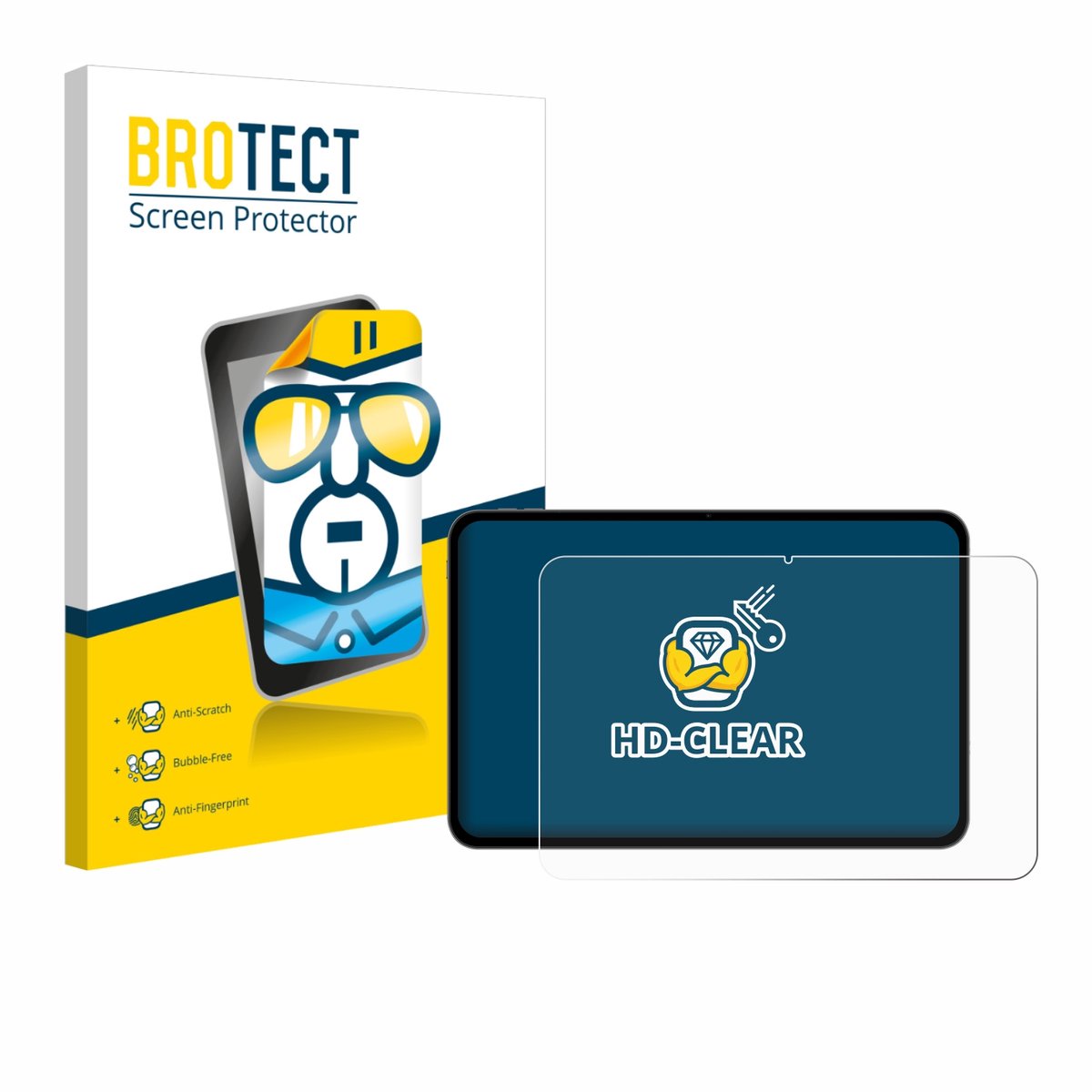 BROTECT - Screenprotector voor Teclast T65 - Folie Beschermfolie transparant