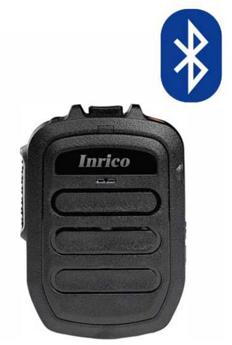 Inrico B06 Bluetooth PTT hand microfoon IP68 waterdicht voor Android en Inrico