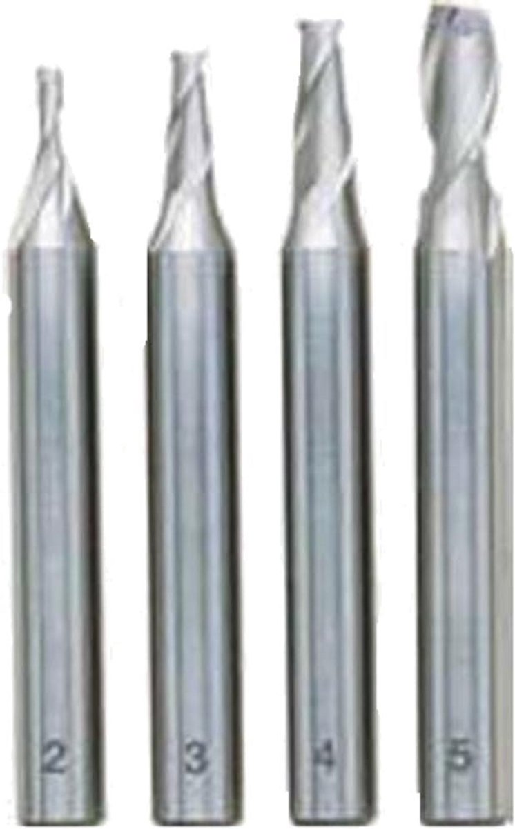 HSS Freeset 4 Delig - Ø 6 mm Schacht - Voor Metaal en Kunststof