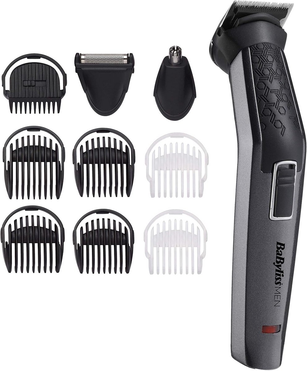 Multitrimmer 10-in-1 met Baard-, Lichaams- en Neusopzetstukken, Draadloos
