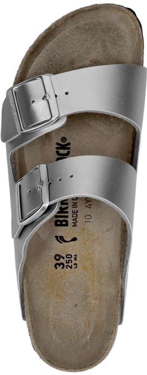 Birkenstock Arizona Dames Slippers Dames Zilver