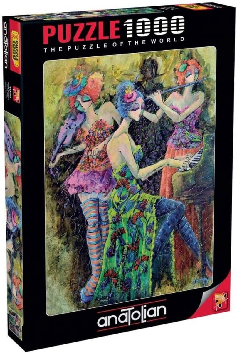 1000 Stuks Puzzel - Kleurrijk Trio Patroon