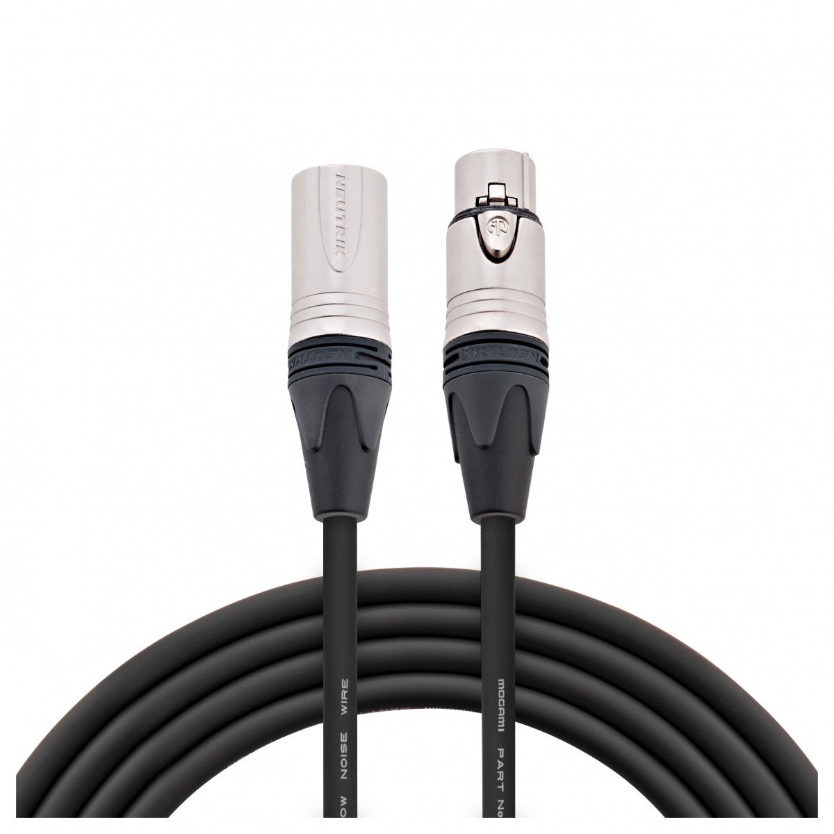Studiospares Pro Neutrik XLR Mogami Kabel, 3,5m Zwart