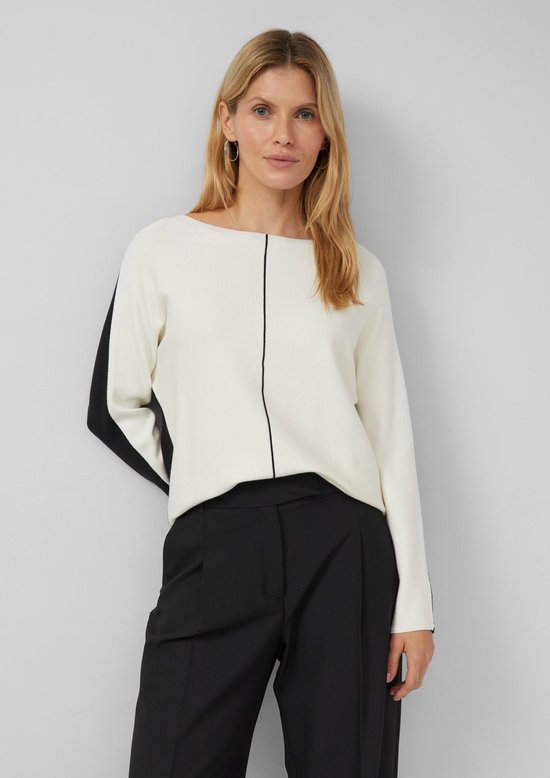 s.Oliver BLACK LABEL - Dames pull - Maat M - Vrouwen - Creme - Viscose