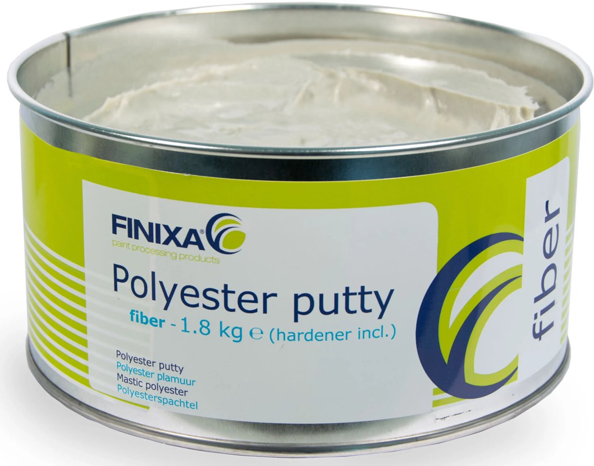Finixa Polyester plamuur FIBER 1,8 kg Glasvezel Plamuur