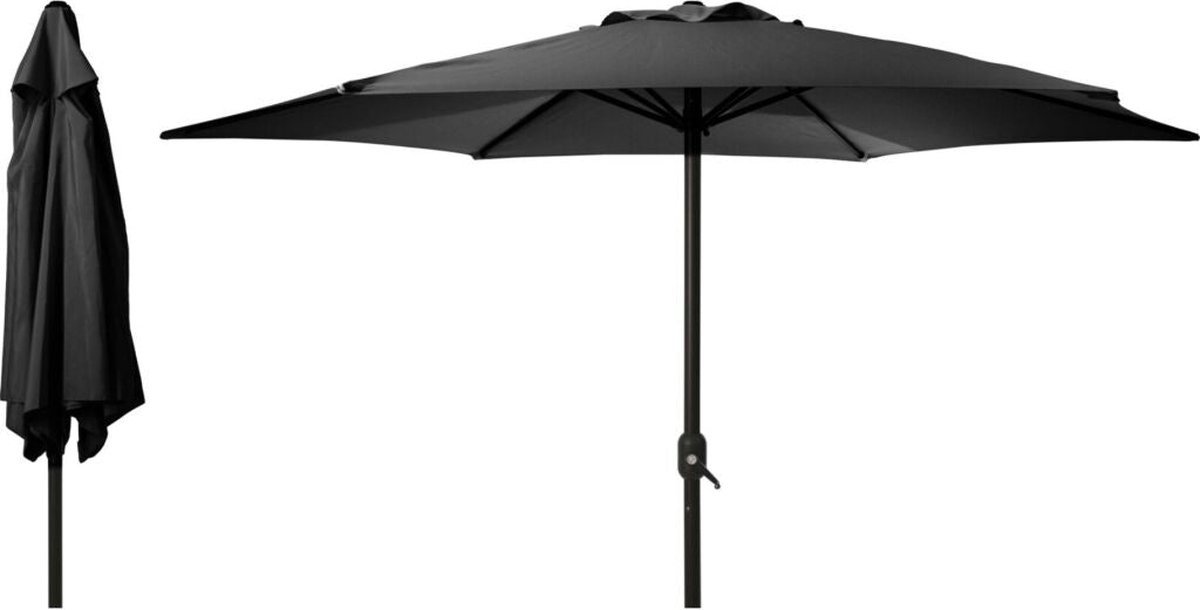 Progarden Parasol 300 Cm Donkergrijs