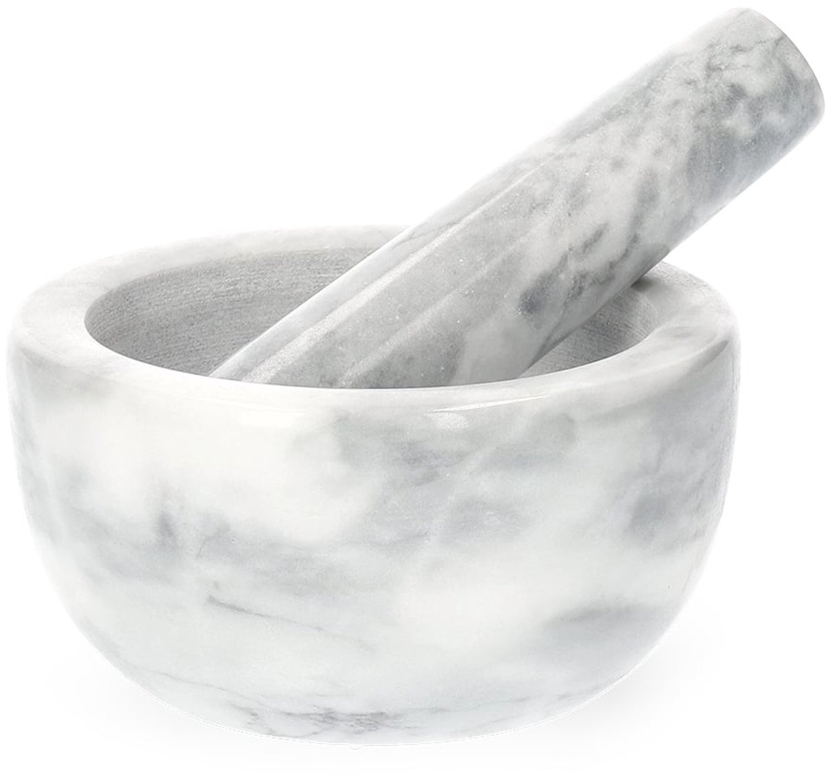 HOMLA - Mortar - MARBLE - 12 cm - Bright