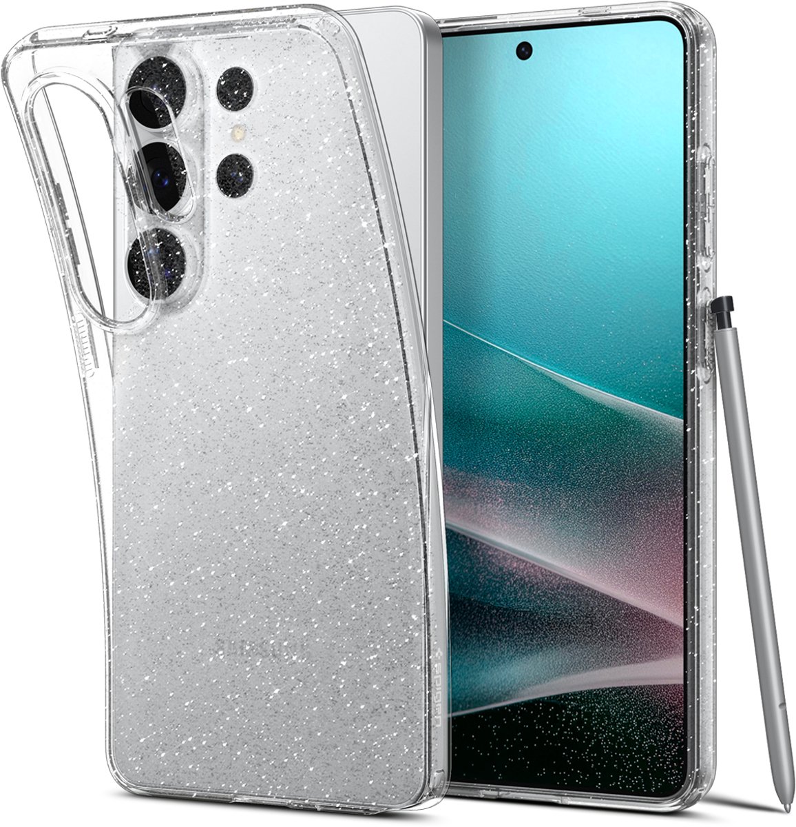 Spigen Liquid Crystal Glitter, Kristalkwarts - Samsung Galaxy S26 Ultra
