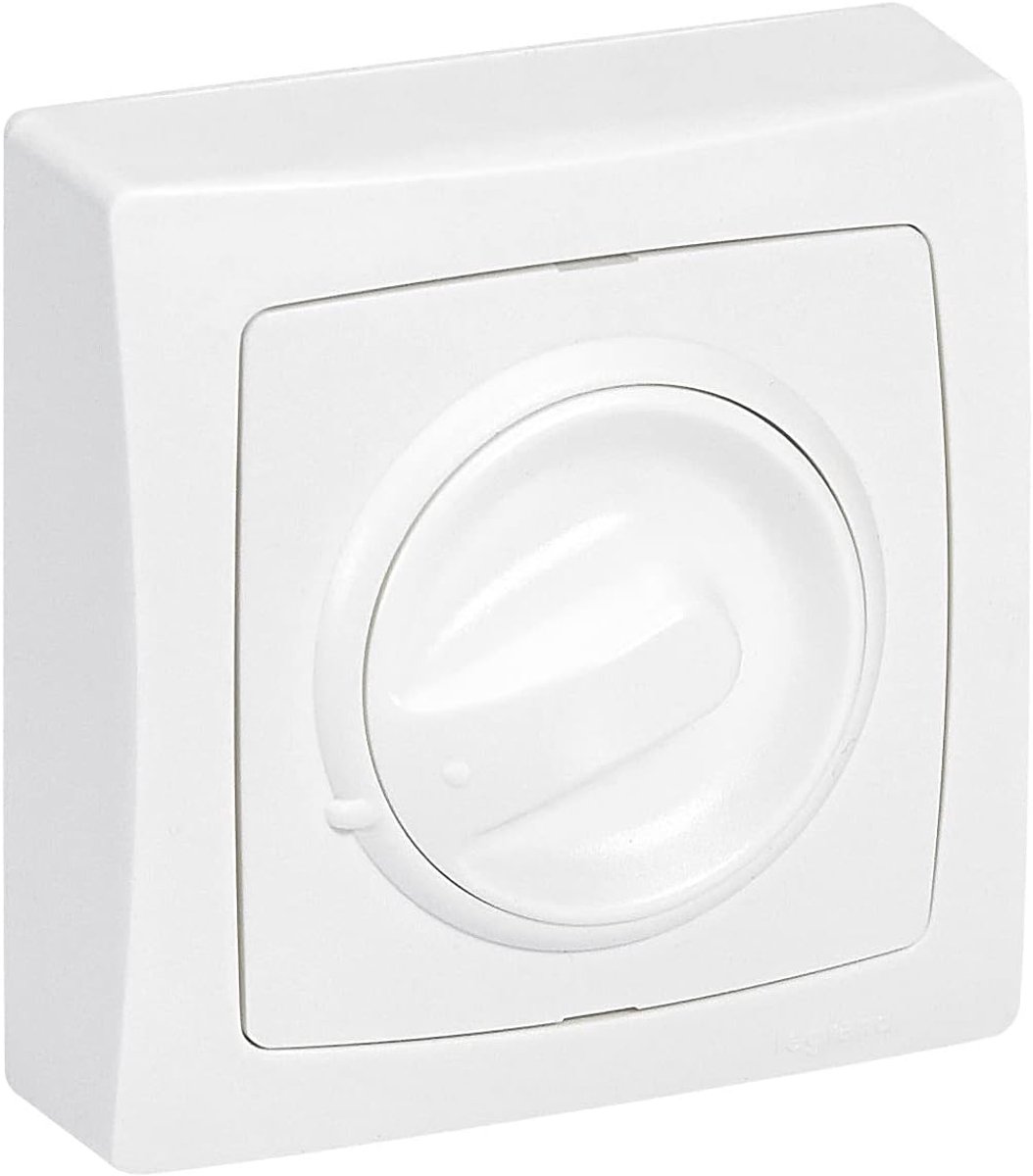 Dimmer Schakelaar - Draaibare Bediening - Verlichting Instellen - 300 Watt Vermogen - Wit