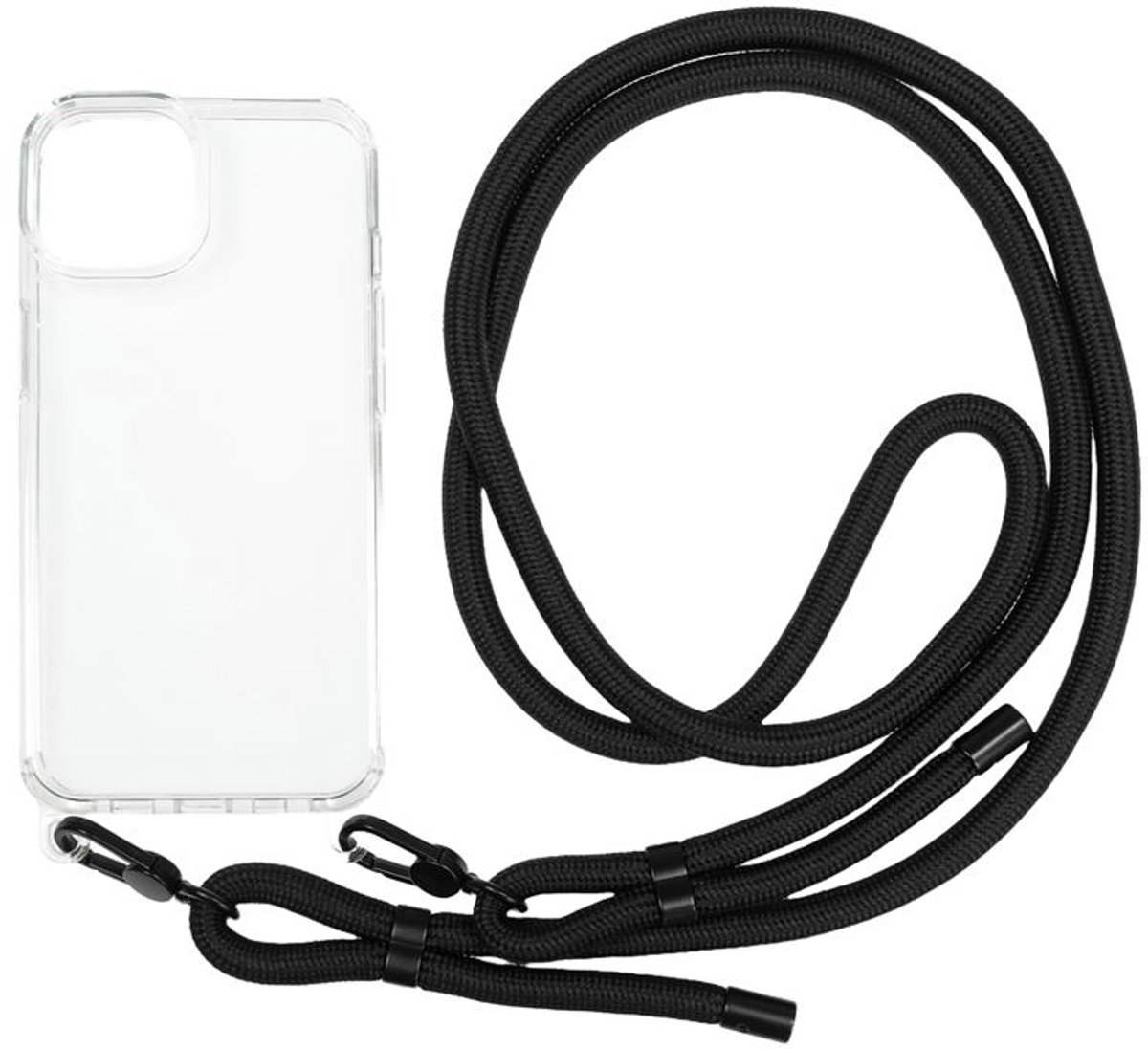 Mobile Origin Lanyard Case, Transparant - Iphone 14