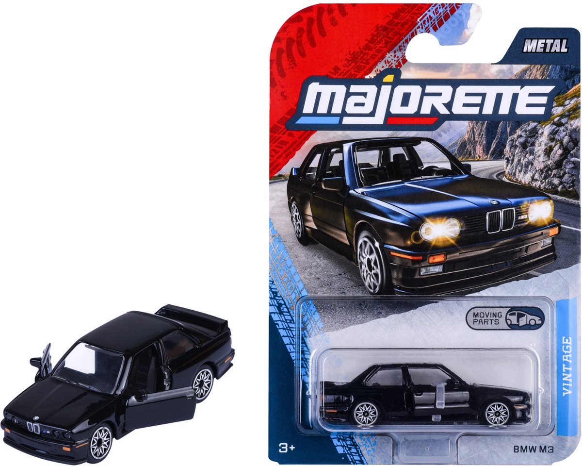 BMW M3 (E30), zwart (Vintage)