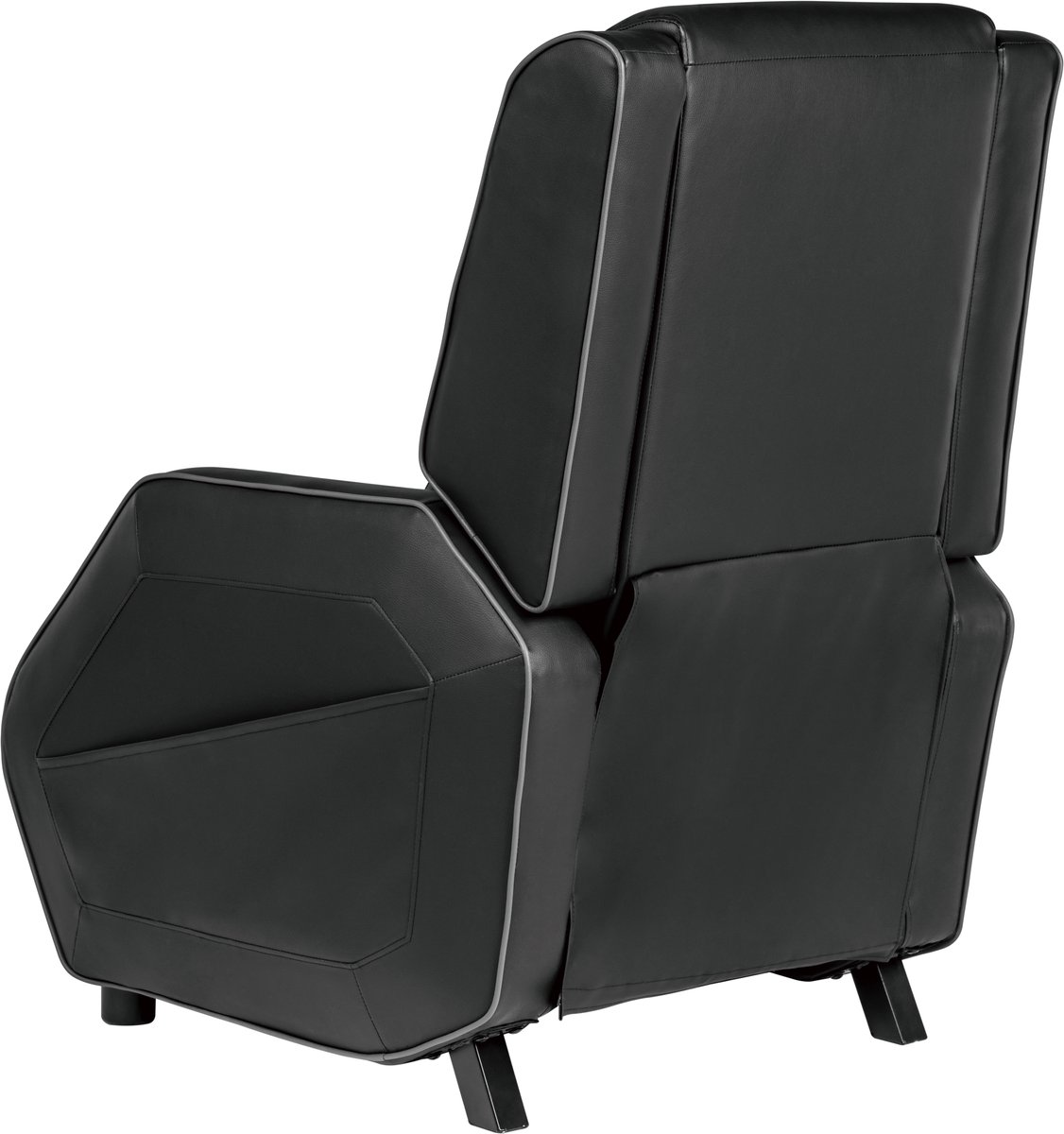 EWS Gamestoel met Voetsteun Zwart - afbeelding 3