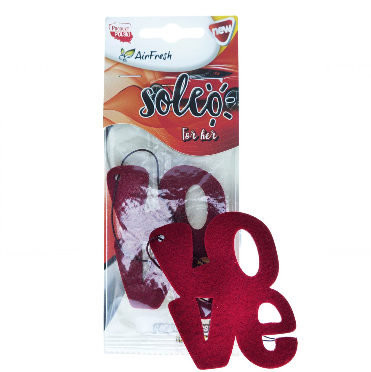 Soleo For Her Bloemig-Fruitige Autogeur Van Vilt, Ophangen Tot 30 D