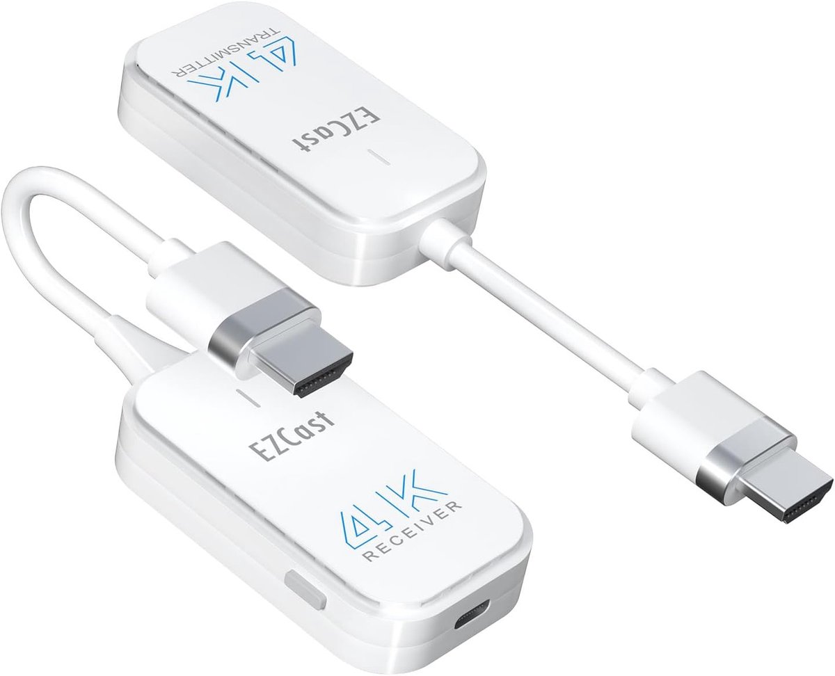 Draadloze HDMI Extender - HD Zender Ontvanger - Presentaties Streamen - 4K @120Hz Ondersteuning