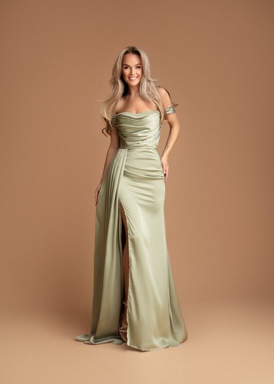 faina ONE-SHOULDER - Maxi-jurk - schwarz/zwart