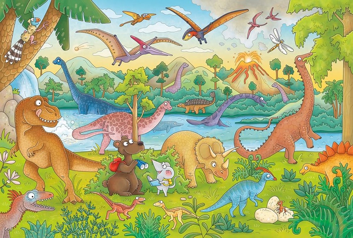 Kinderpuzzel - Educatief Speelgoed - Vrije Tijd - Inclusief Kennisboekje - 60 Stukjes - Multicolour
