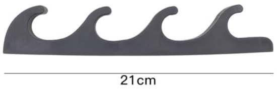 Muurbracket voor 8 hengels - Stevige opbergoplossing voor spin- en baitcaster molens — afbeelding 4