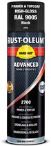 Rust-Oleum Grondverf & Lak in 1 spuitbus ZWART GLANS - RAL9005