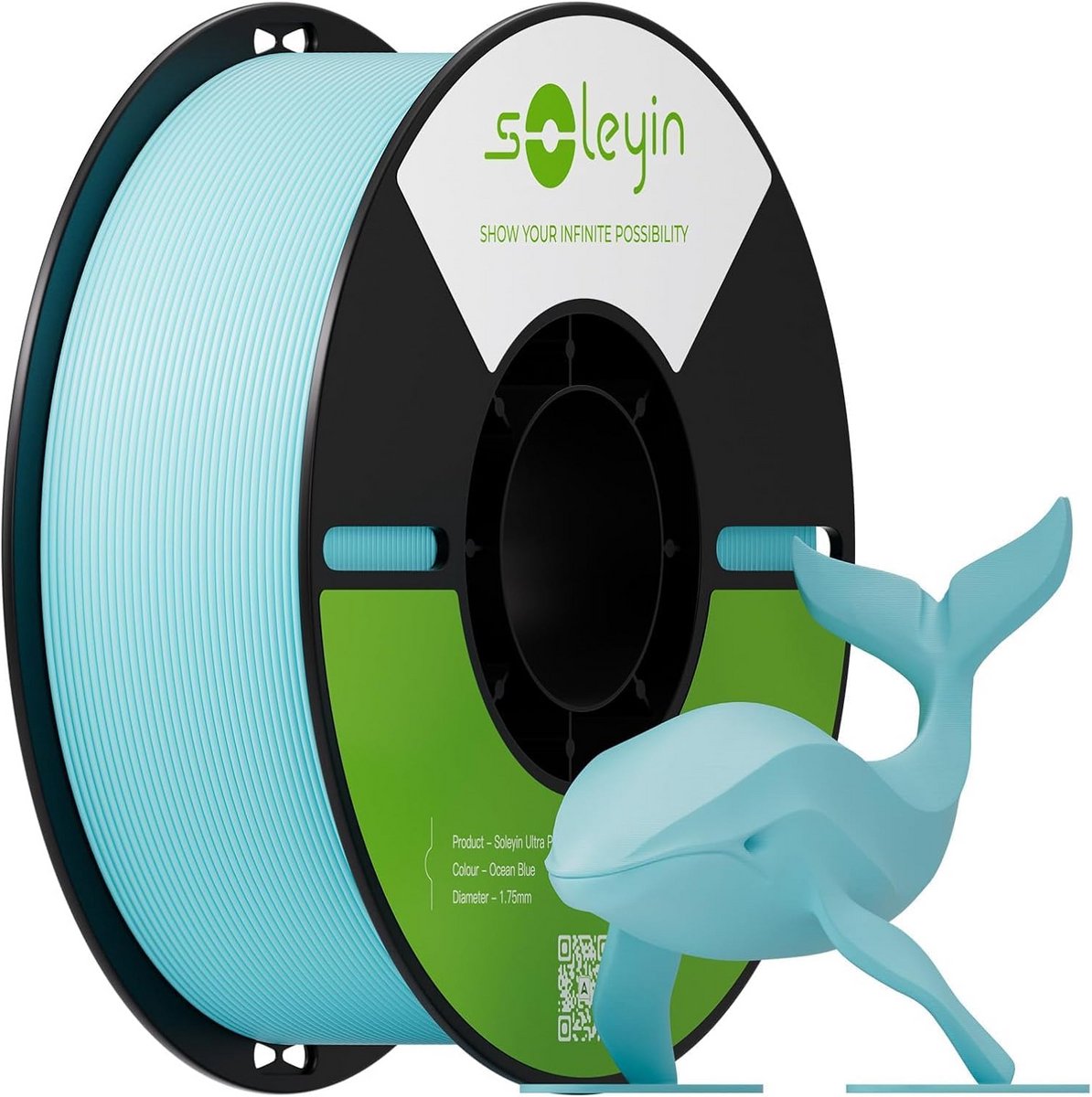 3D Printer Filament - PLA Materiaal - Modelbouw - Snelle Prints - 1 KG - Oceaanblauw
