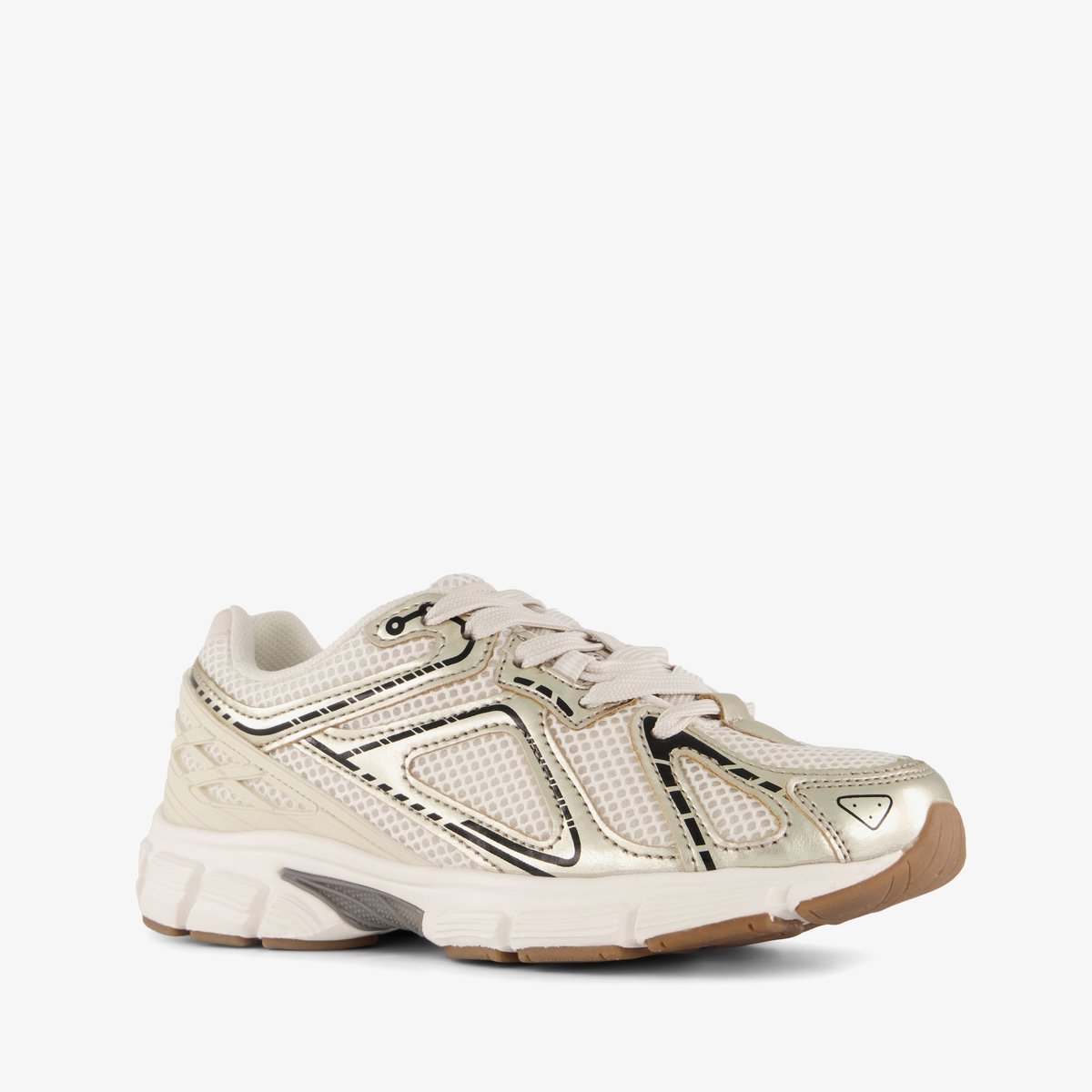 Blue Box meisjes sneakers wit goud - Maat 34