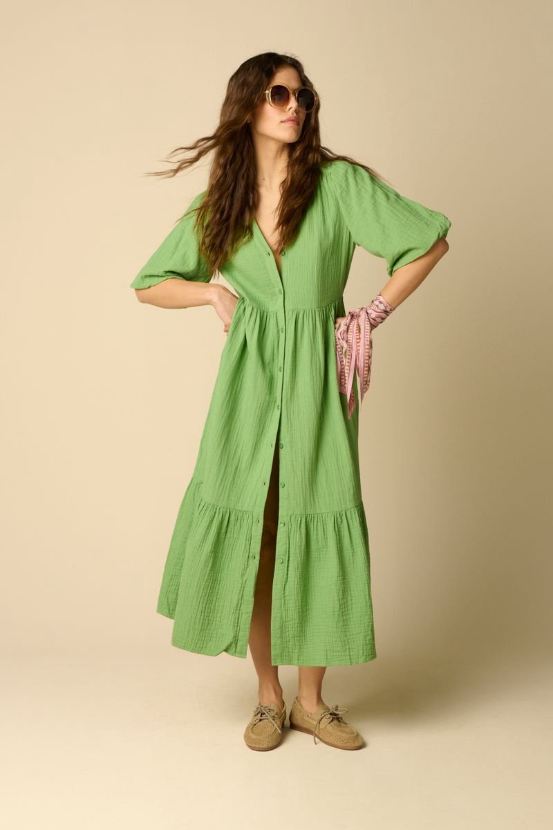Sissy-Boy - Groene maxi jurk