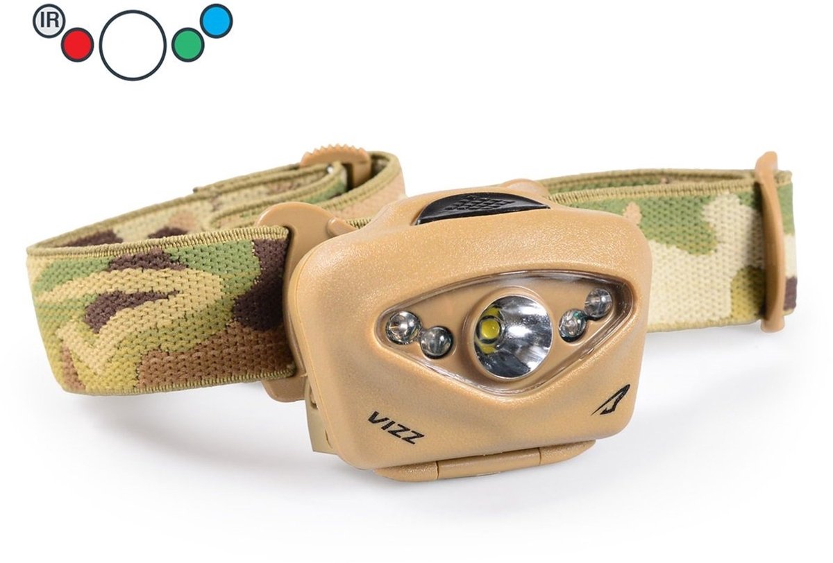 Princeton Tec Hoofdlamp Vizz Tac MPLS Bruin